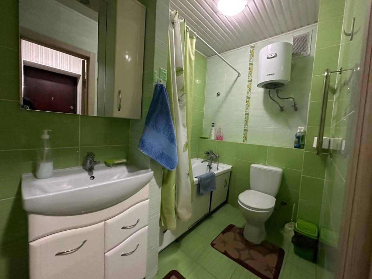 One-Room Apartment Opposite Almaty Airport Turksib Luaran gambar